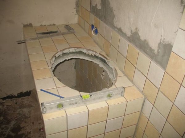 Облицовка гипсокартона плиткой