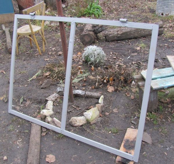 Створка, сваренная из уголков
